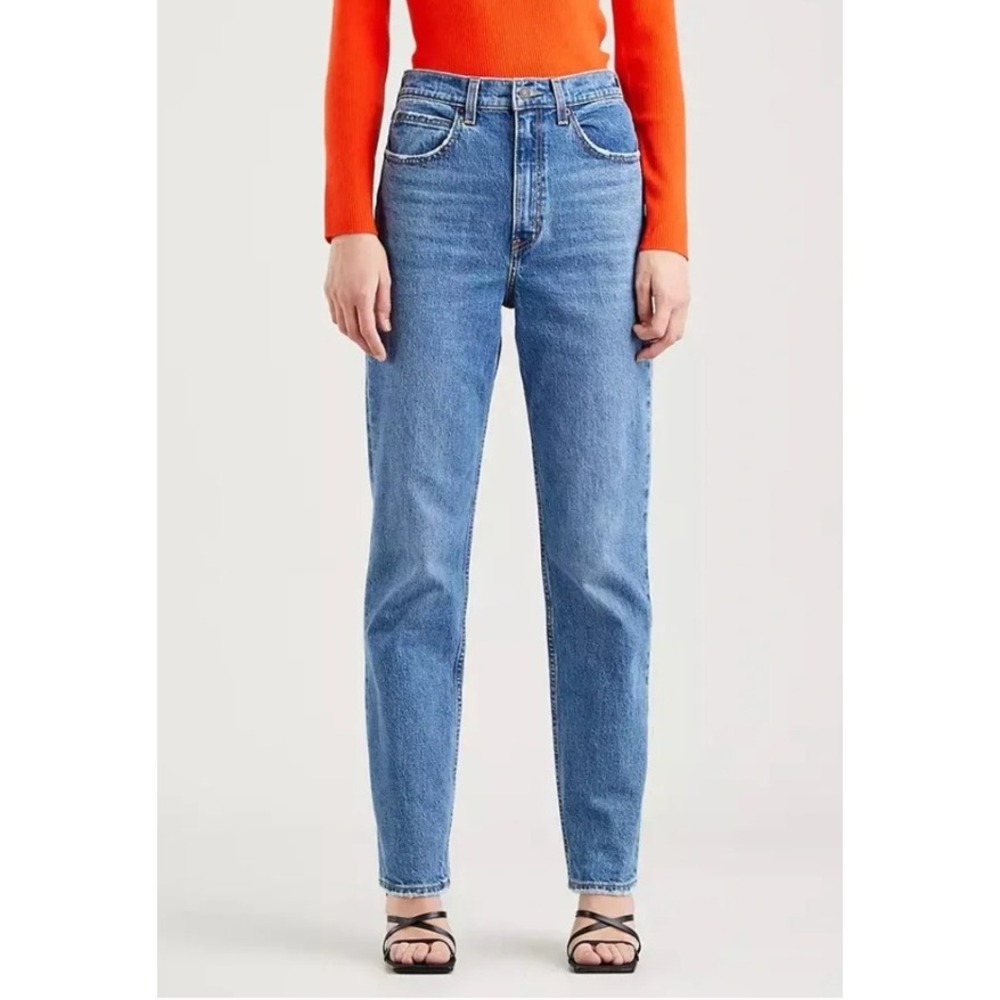 Levi's Premium 70s High Slim Straight Jeans Medium Wash Womens 26x31